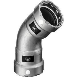 Bochtkoppeling 45° Megapress-S 2"x2" 4326