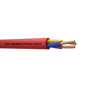 Haspel a 500m. signaal kabel Dca rd# 3x0,8mm 2703 BM