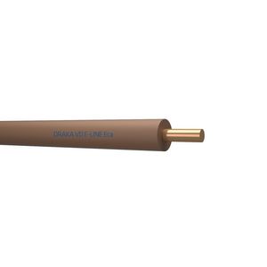 Doos a 100m. installatiedraad VD E-LINE Eca bn# 2,5mm² (bruin)