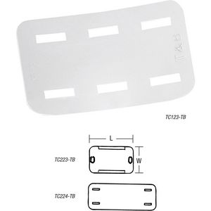 Identificatie Label 18mmX24mm Naturel VVE=1000
