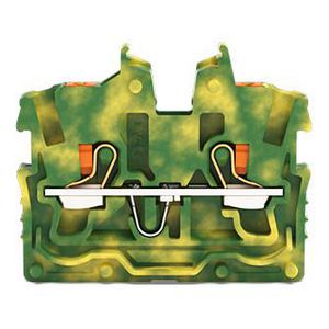 2-draads MINI-rijgklem Met Druk 1mm² groenl 2250-327 VVE=100