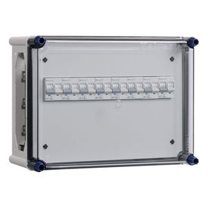 Lichtgroepenkast inst.aut. 8x16A incl. rails