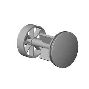 Stop afvoer. 1 1/4" 46x67,5mm Dark Platinum geb