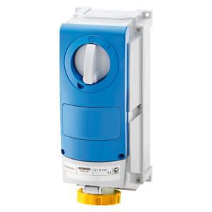 VERTICAAL BEVESTIGDE VERGRENDELDE CONTACTDOOS-MET BODEM-