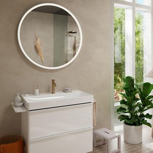Tecturis S wastafelkraan 110 CoolStart z. waste brushed bronze