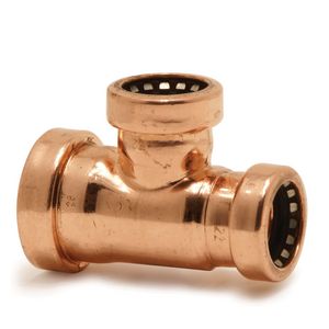 T-koppeling verlopend Tectite-S koper push 22x15x15mm VVE=5