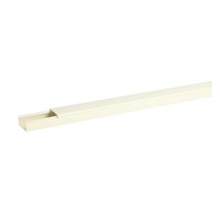 Lengte a 3m. Leidingkanaal F25 Koker+deksel creme VVE=25