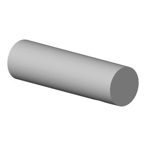 Trek aan de knop 7x25mm chr gebors.