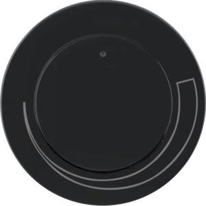 Afdek. + draaiknop v toerentalreg berker R.1/R.3/R.8 zwart