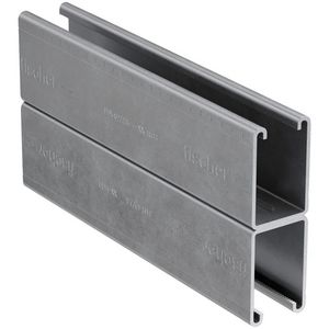 Lengte a 6m. montagerail FUS 62D/2,5 therm. verzinkt