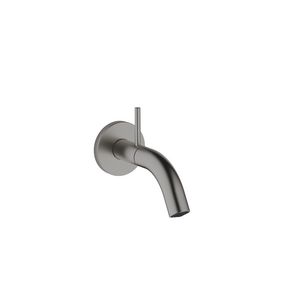 META Tapkraan koud water z.afvoer. Dark Platinum gebors.