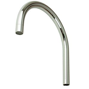 Geometry uitloop 200mm chroom