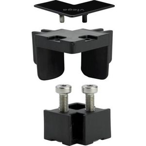 Afmontageset RVS/zwart
