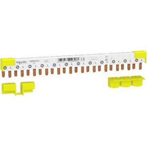 Kamrail 1-polig + Nul 9mm Pitch 12 mod Boven 80A Acti9