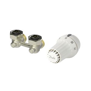 Thermostaatkop RAE + afsluiter RA-N verkort set haaks