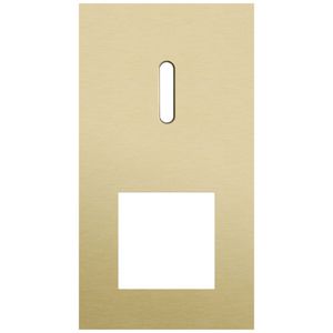 Afdekplaat 2-voud vertic. 71mm centerafst 227-56855