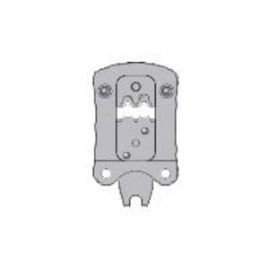 Matrijsset ongeisol. Vlak-steker/huls 6,3mm breed CSV10