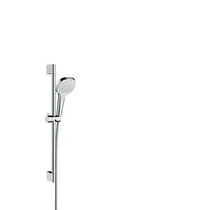 Cr. Select E Vario Eco. glijstangset 650mm wit/chroom met slang