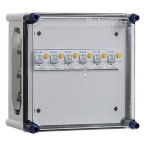 Lichtgroepenkast RCBO 6x16A incl. rails