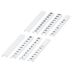 Inklik markeerstrip 10 tekens 1 tot 10 Plat 5mm HOR VVE=10