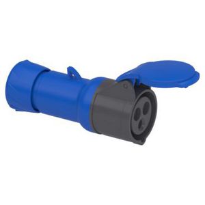 Koppelcontactstop 2P+A 16A 200-250V AC 6h IP44 PratiKa