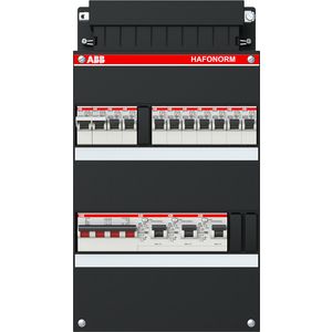 Installatiekast hoofdsch 3x 40A 3x aardleksch 9 afgaande