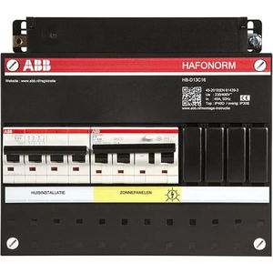 Installatiekast PV-aansl PV 16A 3-fasen tot max 40A 3-fasen
