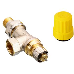 Radiatorafsluiter thermostatisch RA-UR 10 haaks gekeerd