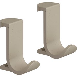 WallStoris Planet Edition set a 2 handdoekhaken breed Sand (recycled) tbv wandbalk