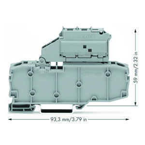 2-draads zekeringsklem draaib.zekeringh.1631/099-000 VVE=25