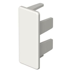 Eindstuk 15x40mm polyvinylchlorid puur wit VVE=10