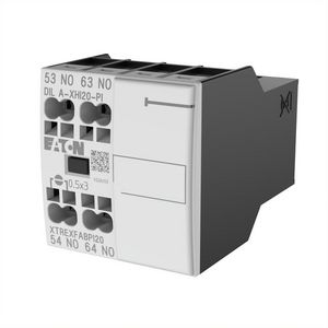 Hulpcontactblok 2m 0v frontmont. DILA DILM7-DILM15 VVE=5
