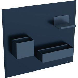 Magneetbord incl. box. p.coat mat / zwart p.coat ma