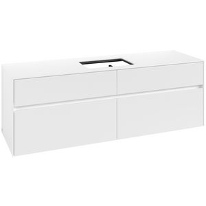 Wastafelonderkast Collaro 1600x548x500mm Wh.Matt C12000MS