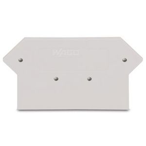 Afsluit-+tussenplaat 3mm li.grijs 281-353 VVE=25