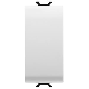 DRUKKNOP 1P 250 Vac-NO 16 A-NEUTRAAL-1 MODULE-GLANZE VVE=12