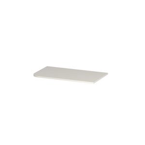 Topplaat gelakt tbv links afgeronde onderkast 80cm mat wit