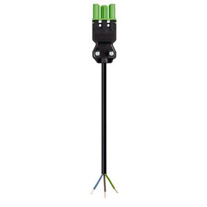 Aansluitsnoer GST18I3 female 1,5mm² 100cm B2CA groen VVE=50