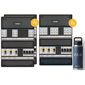 Actiepakket SYSTEEM 55 (2x groepenkast I-63V1400-HS-64 + 1x I-93V1400-HS-64) Eaton Holec