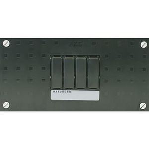 Lege kast horizontaal voorzien van 70mm sleuf 6929.500 4 modulen