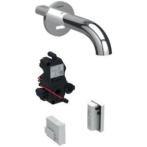 Piave wastafelkraan  170mm chr wandmod gener. +meng unit