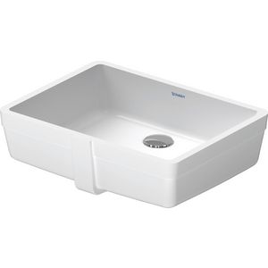 VERO #033043 inbouwwastafel 465mm wit zonder kraangat met overloop