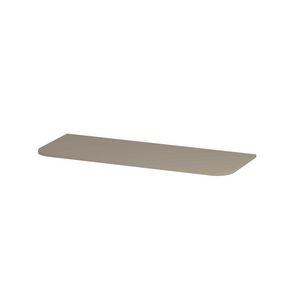 Topplaat gelakt tbv afgeronde onderkast 120cm mat creme cotton