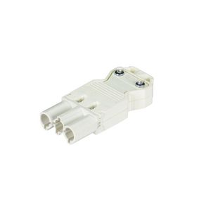 Stekerdeel met trekontlasting GST18I3S S1 ZR1 m wit VVE=50