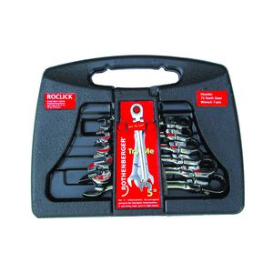 Roclick-set 7delig 8-10-11-13-14-17-19mm in kunstofkoffer