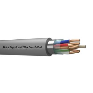 Haspel a 500m. signaal kabel afg Dca gy# 4x2x0,8mm 2804