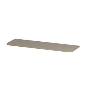 Topplaat gelakt tbv afgeronde onderkast 140cm mat creme cotton
