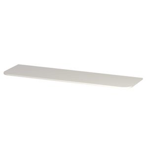 Topplaat gelakt tbv afgeronde onderkast 160cm mat wit