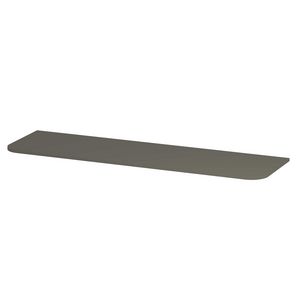 Topplaat gelakt tbv afgeronde onderkast 160cm mat beton groen