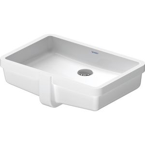 VERO #033048 inbouwwastafel 485mm wit zonder kraangat met overloop
